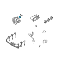 OEM 1997 Oldsmobile Silhouette Module, Knock Sensor Diagram - 16216564