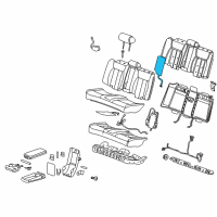 OEM Cadillac DTS Seat Back Heater Diagram - 15216398