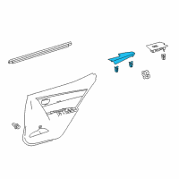 OEM Toyota Corolla Armrest Diagram - 74260-02140-C0