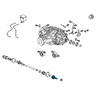 OEM Honda Pilot Joint Set, Outboard Diagram - 42330-SZA-305