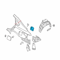 OEM Nissan Base Assy-Fuel Filler Diagram - G8120-3TAMA