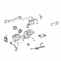 OEM Lexus LS430 Harness Sub-Assy, Wiring Air Indicator, NO.2 Diagram - 88608-50270