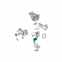 OEM 2002 GMC Yukon XL 1500 Heater Core Diagram - 52478848