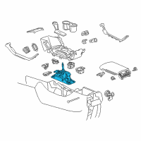 OEM GMC Gear Shift Assembly Diagram - 84693427