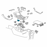 OEM 2019 GMC Acadia Shift Indicator Diagram - 84623552