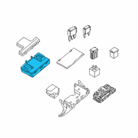 OEM Lincoln Junction Block Diagram - K2GZ-14A068-H