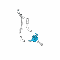 OEM Toyota Sequoia Oil Cooler Diagram - 15710-50090