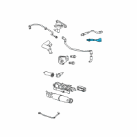 OEM 2008 Lincoln Mark LT Rear Oxygen Sensor Diagram - 4L3Z-9G444-AA