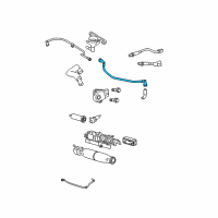 OEM 2009 Ford F-350 Super Duty Crankcase Tube Diagram - 3L3Z-6758-BA