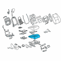 OEM 2022 Cadillac XT4 Seat Cushion Pad Diagram - 84541643