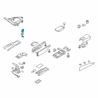 OEM 2011 Nissan GT-R Knob Assembly-Control Lever Auto Diagram - 34910-KB50A