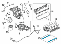 OEM 2021 Ford F-250 Super Duty Gasket Kit Diagram - LC3Z-9439-A