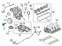 OEM Ford Crankshaft Pulley Bolt Diagram - LC3Z-6A340-A