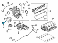 OEM 2021 Ford E-350 Super Duty Crankshaft Pulley Bolt Diagram - LC3Z-6A340-A