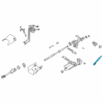 OEM 2009 Hummer H3 Lower Shaft Diagram - 25900714