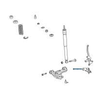 OEM Chrysler Crossfire Bolt Diagram - 5097584AA