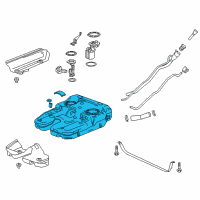 OEM 2022 Cadillac XT6 Fuel Tank Diagram - 84900158