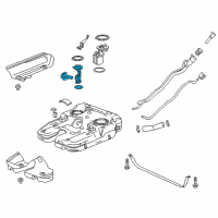 OEM 2022 GMC Acadia Fuel Gauge Sending Unit Diagram - 84891115