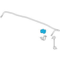 OEM Honda Crosstour Bush, Rear Stabilizer Holder Diagram - 52306-TE0-A01