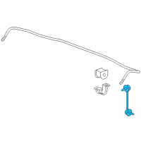 OEM Honda Accord Crosstour Link, Right Rear Stabilizer Diagram - 52320-TP6-A01