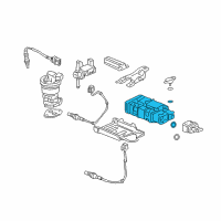 OEM Honda Accord Canister Assembly Diagram - 17011-SDR-L31