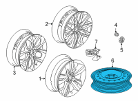 OEM Acura MDX WHEEL, DISK (18X4T) Diagram - 42700-TYA-A51