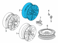 OEM 2022 Acura MDX WHEEL, AL (20X9J) Diagram - 42800-TYA-A70