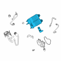 OEM Ford Fiesta Vapor Canister Diagram - AE8Z-9D653-C