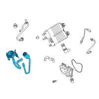 OEM 2013 Ford Fiesta Vapor Separator Diagram - AE8Z-9J279-M