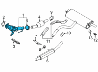 OEM Ford Maverick CONVERTER ASY Diagram - LX6Z-5E212-KP