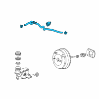 OEM 2012 Honda Crosstour Tube Assy., Master Power Diagram - 46402-TA1-A02