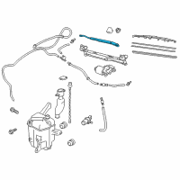 OEM 2014 Scion tC Wiper Arm Diagram - 85211-21040