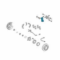 OEM 2015 Toyota 4Runner Caliper Support Diagram - 47721-60020