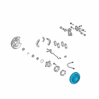 OEM 2010 Toyota 4Runner Rotor Diagram - 42431-60311