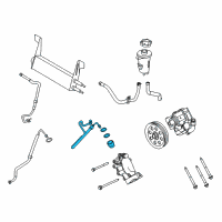 OEM 2012 Ford F-250 Super Duty Pressure Hose Diagram - BC3Z-3A719-M