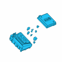 OEM 2020 Chevrolet Traverse Fuse & Relay Box Diagram - 84303338