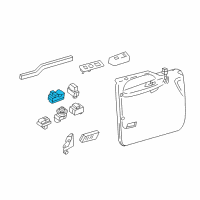 OEM Ford F-350 Super Duty Window Switch Diagram - CC3Z-14529-BA