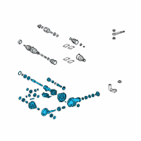 OEM 2011 Toyota Tacoma Differential Carrier Diagram - 41110-35A11