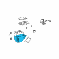 OEM 2006 Chrysler Crossfire Fuse Center Housing Diagram - 5097283AA