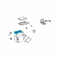 OEM Chrysler Bracket-Fuse Block Diagram - 5096664AA