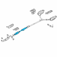 OEM 2016 Kia Cadenza Intermediate Pipe Diagram - 286003R620