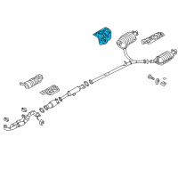 OEM Kia Cadenza Protector-Heat Rear, RH Diagram - 287963R000