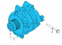 OEM 2021 Ford F-150 ALTERNATOR ASY Diagram - ML3Z-10346-E