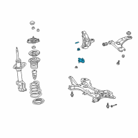 OEM 2009 Toyota Prius Lower Ball Joint Diagram - 43330-49055