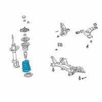 OEM Toyota Prius Coil Spring Diagram - 48131-1N550