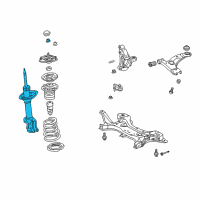 OEM 2004 Toyota Prius Strut Diagram - 48510-49505