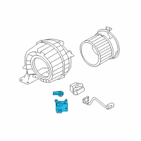 OEM 2015 Nissan Sentra Air Intake Box Actuator Diagram - 27730-1KM0A