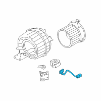 OEM 2015 Nissan Leaf Harness-Sub, Blower Unit Diagram - 27206-3NF1A