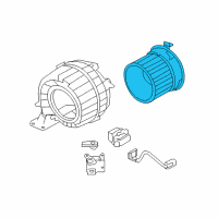 OEM 2022 Nissan Leaf Motor Assy-Blower Diagram - 27226-3NF0A