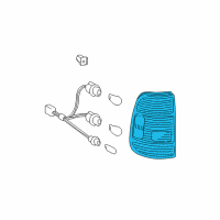 OEM 2004 Toyota Tundra Lens Diagram - 81561-0C010